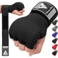 thumbnail image 1 of Guantes interiores de boxeo para entrenamiento, envolturas para manos, RDX, negros (L), 1 of 8
