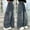 Blue, variant on Girls' Jeans High Waist Wide Leg Pants Teen Clothing Summer Clothes for Girls