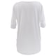 thumbnail image 5 of de Poliéster de Mujeres Camiseta Tops Elástica Ahuecado Hacia Fuera Hombro Frío Gris SG Colco Blusa de las mujeres, 5 of 8