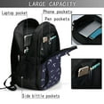 thumbnail image 6 of Wukai Anchors Travel Laptop Backpack: Business Water-Resistant Bag with USB Charging Port, Ideal College Backpack for Men & Women, 6 of 6