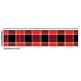 thumbnail image 3 of Ambesonne Buffalo Plaid Fabric by the Yard Upholstery, Christmas Squares Art, 1 Yard, Dark Pink and Charcoal Grey, 3 of 5