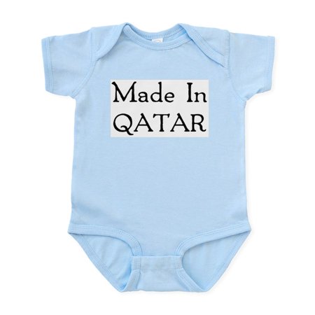 

CafePress - Made In Qatar Infant Bodysuit - Baby Light Bodysuit Size Newborn - 24 Months