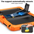 thumbnail image 3 of XYX for Xiaomi Redmi Pad 2 Case 11 inch, 3in1 Heavy Duty Shockproof Tablet Cover with Stand, Shoulder Strap, Orange, 3 of 7