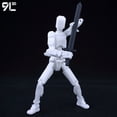 thumbnail image 2 of (Assembly Completed) T13 Action Figure Set,Dummy 13 Robot Action Figure, Lucky 13 Collectible Action Figure Articulated, 2 of 2