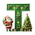 thumbnail image 2 of Clearance! Christmas Decoration Christmas Decorations Santa Figure Christmas Pendant 2D Acrylic 26 Letters Pendant Christmas Tree Decoration Christmas Decoration Figures, 2 of 4