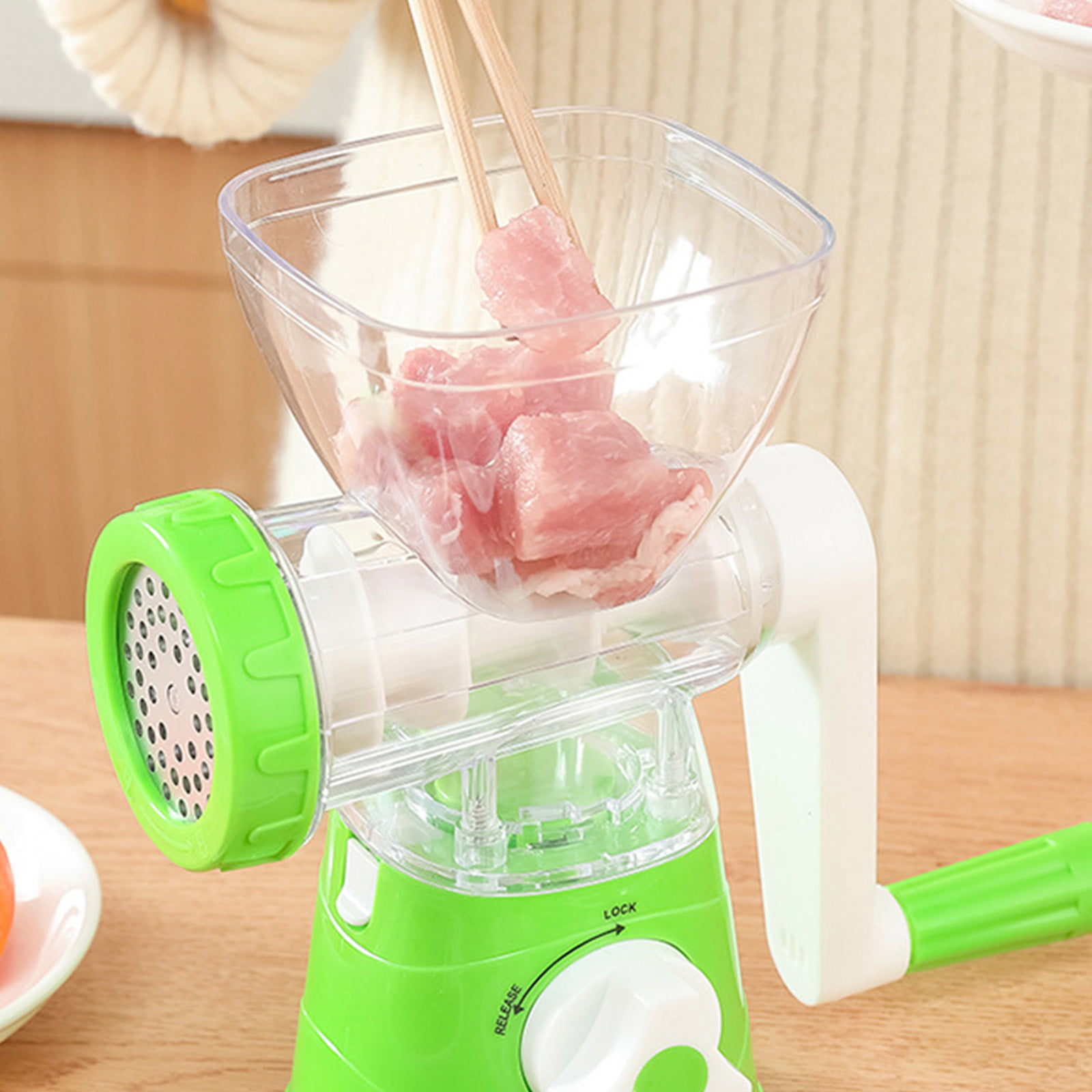 Hand Crank Manual Meat Grinder with Powerful Suction Base – Kitchen Hobby
