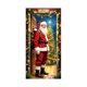thumbnail image 2 of Christmas Door Curtain Santa Claus Polyester Fabric Decorative Cover for Holiday Party Wall and Door Hanging Festival Home Decor, 2 of 6