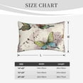 thumbnail image 6 of Fotbe Flying Butterflies-1 Pillow Cases - Envelope Closure - Luxury, Extra Soft, Cooling Pillow Covers - Wrinkle, Fade, Stain Resistant-14"x20", 6 of 9