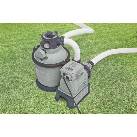 Intex Krystal Klear Sand Filter Pump for Swimming Pools, 1,200 GPH