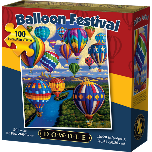 Dowdle Jigsaw Puzzle - Balloon Festival - 100 Piece ...
