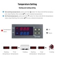 thumbnail image 4 of Digital Display Temperature&Humidity Controller Thermoregulator Thermostat Humidistat Therometer Hygrometer with Integrated Sensor Probe Relay Output, 4 of 7