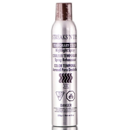Highlight Spray - Streaks 'N Tips Temporary Color Highlight Spray - Brown