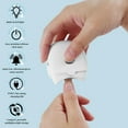 thumbnail image 2 of Electric Automatic Nail Clipper with Light & 2 Speeds,Fingernail Cutter and File 2 in 1 Design, Nail Scraps Storage,USB Rechargeable Safety Fingernail Trimmer for Baby, Kids, Seniors and Adult, 2 of 9