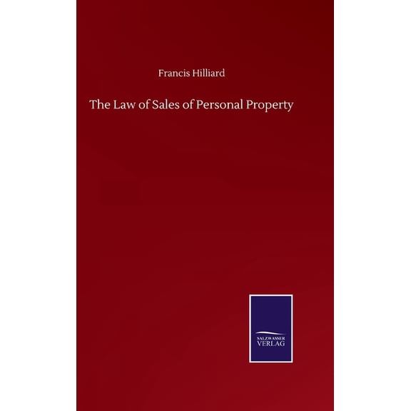 The Law of Sales of Personal Property (Hardcover)