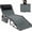 Grey, variant on Chaise Lounge Chair Outdoor, 5-Position Adjustable Sun Tanning Chair with Carrying Handle and Side Pocket, Folding Bed Cot with Removable Pillow for Garden, Beach, Patio, Pool, Camp