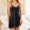 Black, variant on Women's Nightdress And Dressing Gown Satin Sleepwear Night Dress Short Negligees Women's Long Nightgowns Brown