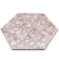 thumbnail image 7 of Industry Tile 9"x10" Terrazzo Hexagon Porcelain Matte Pink Floor/Wall Tile (8.08 sq. ft/Box), 7 of 7