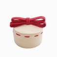 thumbnail image 2 of Sweet Bow Table Storage Basket Christmas Festival Gift Box Cover Dustproofes Storage Snack Storage Basket, 2 of 6