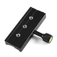 thumbnail image 4 of Tripod Quick Release Plate,Black QR-120 Clamp Adapter Tripod Mounting Plate Quick Release Clamp Adapter Built for Precision, 4 of 9