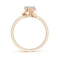 thumbnail image 2 of ANGARA Natural 0.5 Ct. Diamond Solitaire Ring in 14K Rose Gold for Women (Ring Size: 3.5), 2 of 9