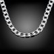 thumbnail image 4 of Collar de plata de ley 925 para hombre de 20 pulgadas/8 mm., 4 of 5