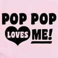 thumbnail image 2 of CafePress - Pop Pop Loves Me Infant Bodysuit - Baby Light Bodysuit, Size Newborn - 24 Months, 2 of 4