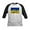 Black/White, variant on - Pray For Ukraine Sweatshirt, Stand Baseball Jersey - Kids Cotton Baseball Jersey, 3/4 Sleeve Shirt