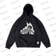 thumbnail image 4 of 2022 Nueva sudadera holgada con cremallera de moda para hombre, sudadera de gran tamaño Harajuku y2k, ropa de calle estampada para mujer, top negro de manga larga, 4 of 5