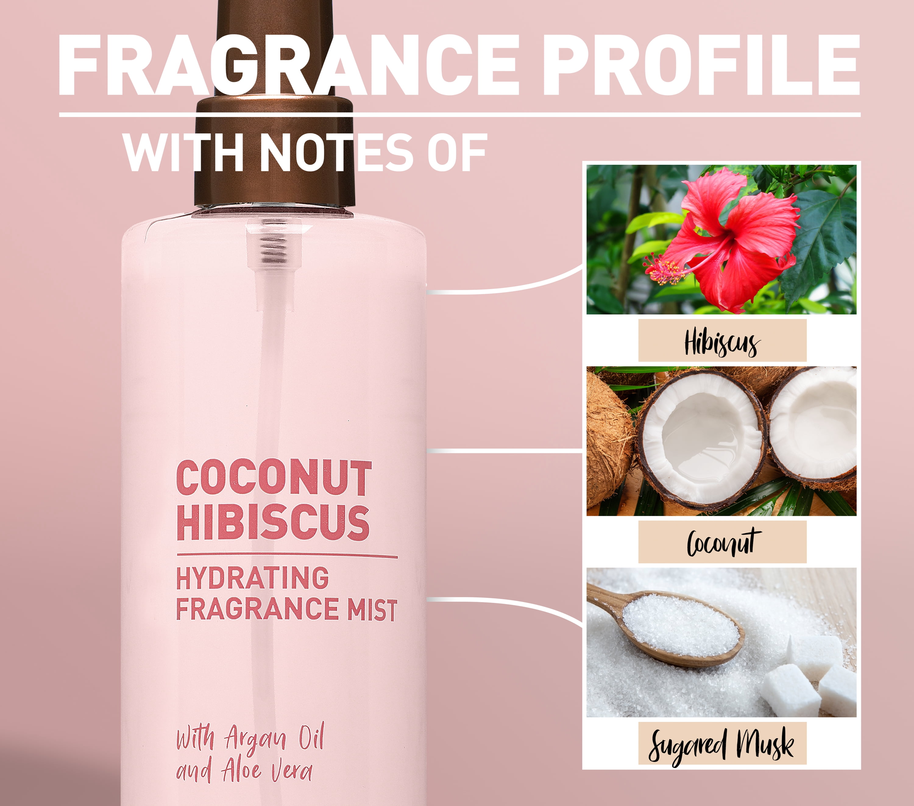 Hydrating Fragrance Mist, Coconut Hibiscus, 8 fl oz