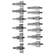 thumbnail image 1 of JUEGO DE SIERRAS PERFORADORAS CON PUNTA DE CARBURO TCT, Acero inoxidable, perforacia de metal, 13 piezas, 16 mm, 53 mm, Tamado de Portabrocas de 10 mm, para taladro de Banco,, 1 of 7