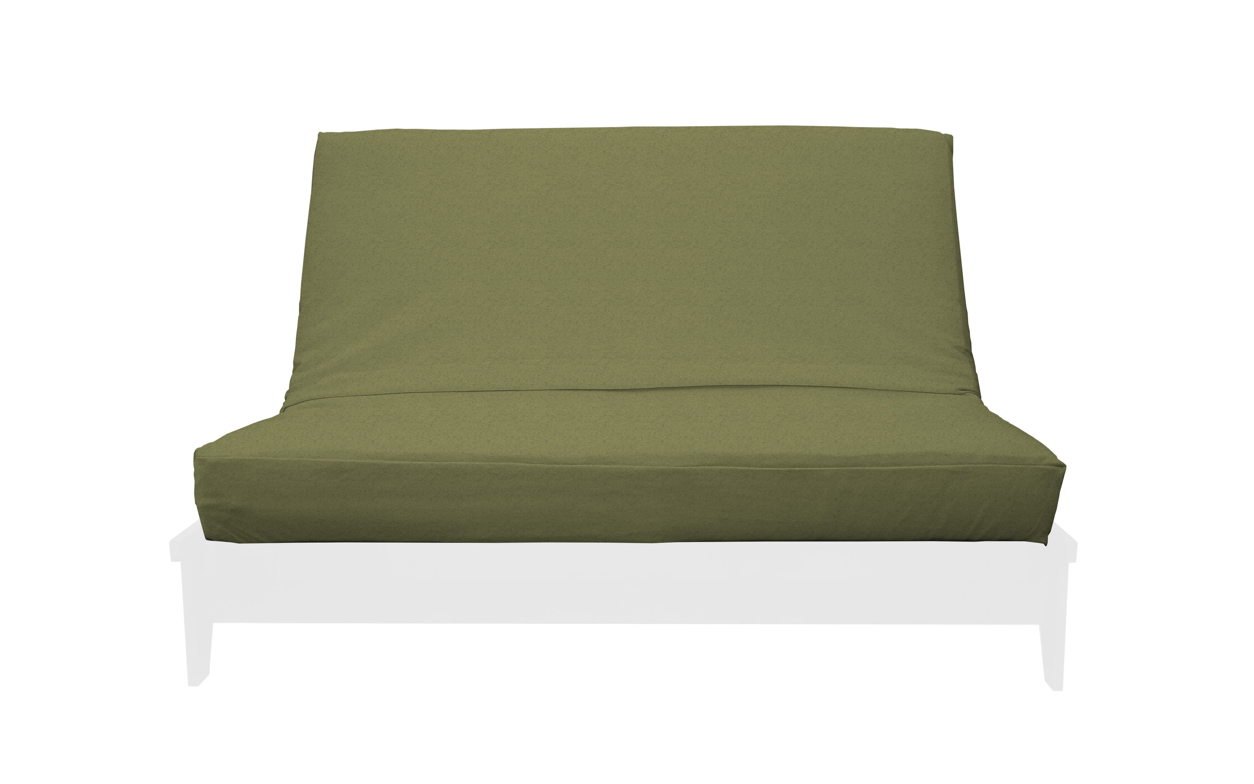 sage green futon cover