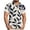 Khaki, variant on Hawaiian Shirt for Men Button Down Funky Cuban Collar Shirt Short Sleeve Floral Palm Tropical Vacation Beach Shirts