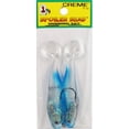 thumbnail image 5 of (6 pack) Creme Lure 3" Paddle Tail Shad Fishing Lures for Bass Blue Back, 5 of 7