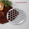 thumbnail image 2 of Máquina Wonton Molde para Bola Masa 37 Agujeros Bolas de Masa Hervida de Aleación Aluminio Molde para Hacer Bolas de Masa Hervida Metal Herramienta Cortadora de Wonton de Cocina,A, 2 of 5
