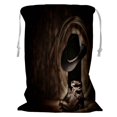 thumbnail image 1 of EREHome American West rodeo Cowboy Storage Basket Laundry Bag with Drawstring 24x32 Inch, 1 of 2