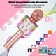 thumbnail image 5 of Micrófono de karaoke inalámbrico, micrófono de karaoke para niños con luces LED danzantes, micrófono Bluetooth para niños, niñas y niños, para fiestas, cantos, Navidad y cumpleaños., 5 of 5