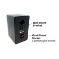 thumbnail image 2 of Altavoces de estantería Singing Wood T25 pasivos de 2 vías 60W (30W x 2) con soporte de pared preinstalado- acabado de madera de haya, par - Necesario receptor o amplificador (Negro), 2 of 3