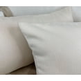 thumbnail image 4 of Aiking 2 Pieces of 14" x 26" Brushed 100% Polyester Decorative Lumbar Pillow Covers, Zipper Closure, Ivory, 4 of 5