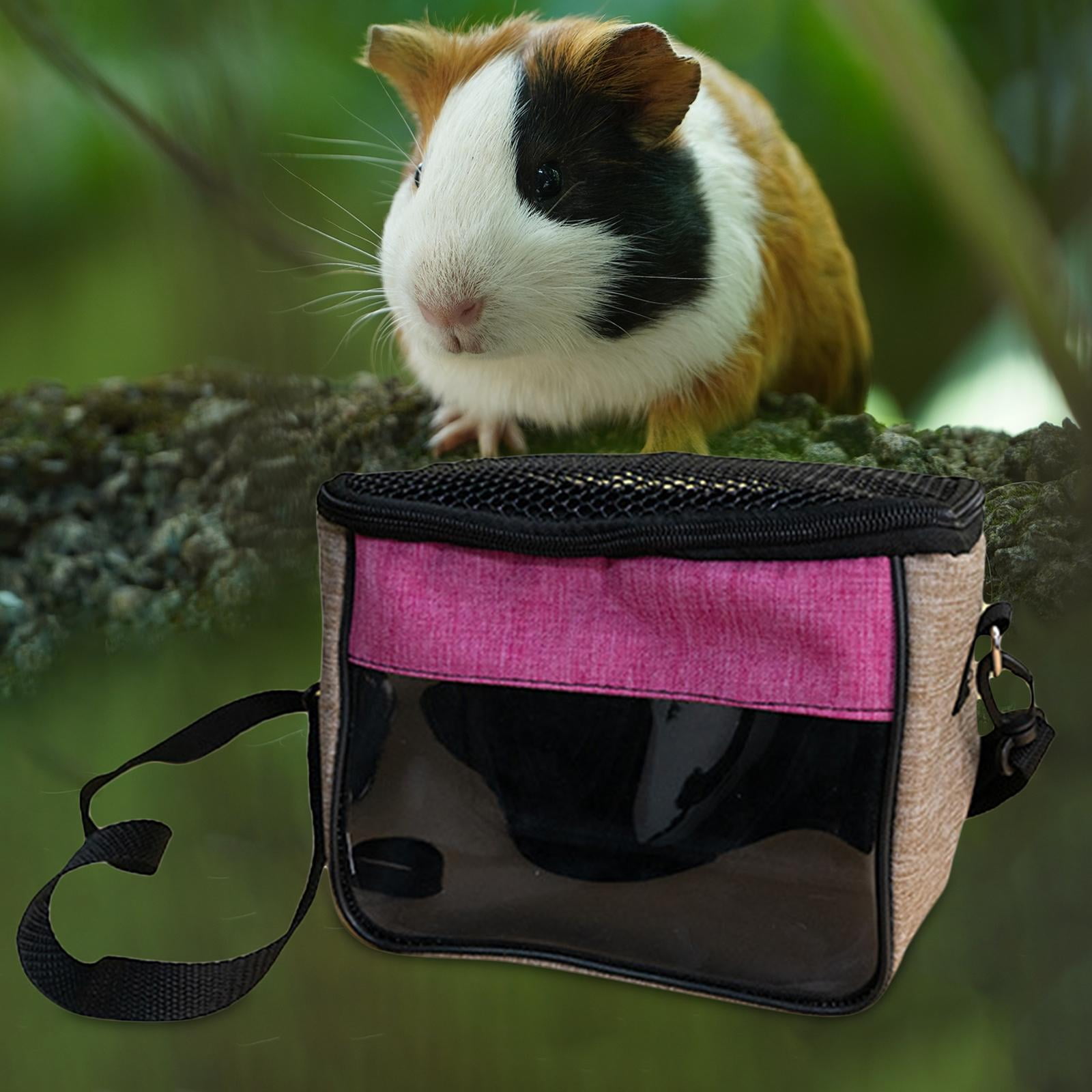 Runquan Portable Hamster Carrier Pouch Handbag Cage Tote Guinea Pig Supplies Outdoor Xl Multicolor Xl