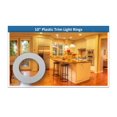 thumbnail image 3 of White Plastic Trim Ring 8" Recessed Light Ring For Can Lights - 5 pack, 3 of 4