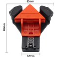 thumbnail image 4 of 4 Pack 5-22mm Right Angle Clamps, Spring Loaded, 90 Degree Right Angle Clamp, Corner, T-Joints, Woodworking Frame, Cupboards, Board Bracket, Woodworking Bracket, 4 of 6
