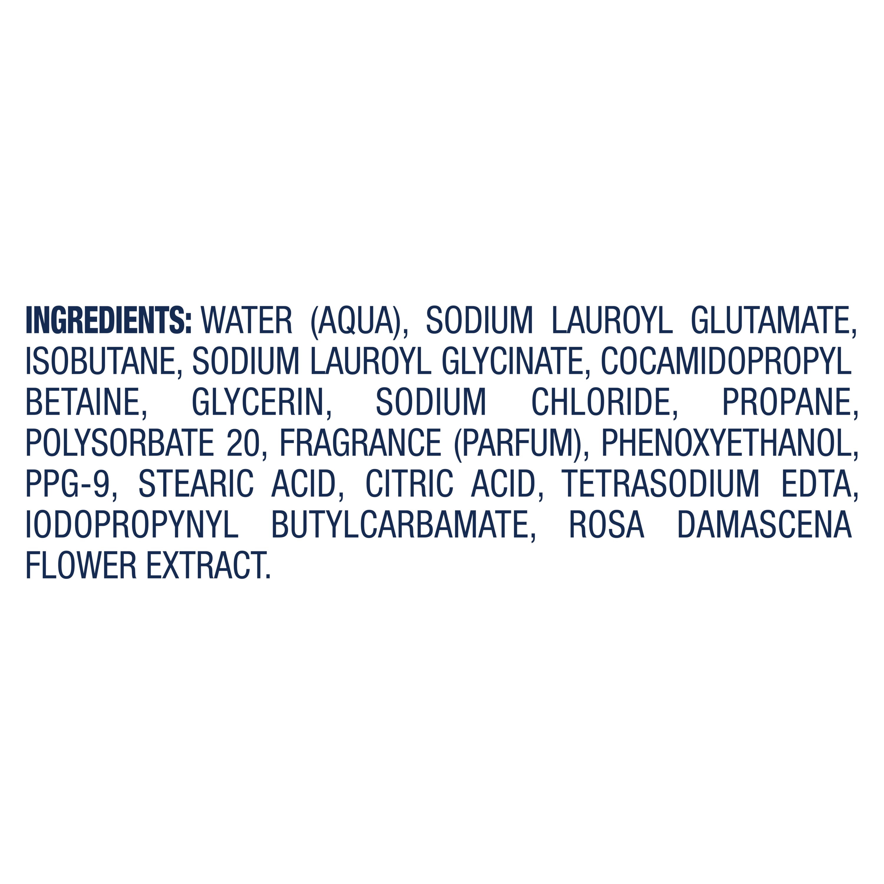 Dove Body Wash Mousse with Rose Oil 10.3 oz.