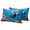Black, variant on Outdoor Waterproof Pillow Covers Underwater World Elephant Coral Decorative Throw Pillow Protectors,Pillowcase Cushion Cases for Patio Sofa Garden Couch,16x16in,Pack of 2