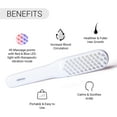thumbnail image 4 of ProTouch LED Hair Therapy Comb, Red & Blue LED Light, Vibration Massage, Hair Fall Control, Scalp Massage, Pack of 1, 4 of 8