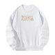 thumbnail image 1 of Sudadera con cuello redondo para mujer, suéteres estéticos de invierno con cuello redondo para vacaciones, 1 of 7