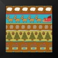 thumbnail image 2 of Edwins, Hugo 12x12 Black Modern Framed Museum Art Print Titled - Christmas Cookie Sweater II, 2 of 5