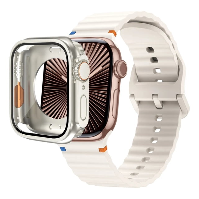 Correa Sport Para Apple Watch + Case Ultra Cristal Templado