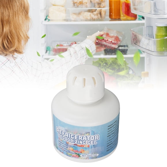 Gel Desodorante Para Refrigerador, Frescura A Largo Plazo, Gel Purificador De Olores De Refrigerador, Carbón Activado, Absorción Eficiente, 3 Piezas, Fácil De Usar Con Tapa Para