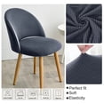 thumbnail image 2 of Fundas de silla de tela fina maciza - dimensiones generales - fundas de silla elástica grande - fundas de silla elástica para salas de estar domésticas, 2 of 4
