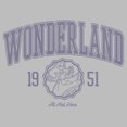 thumbnail image 2 of Men's Alice in Wonderland Purple All Mad Here 1951 Graphic Tee Silver 3X Large, 2 of 4